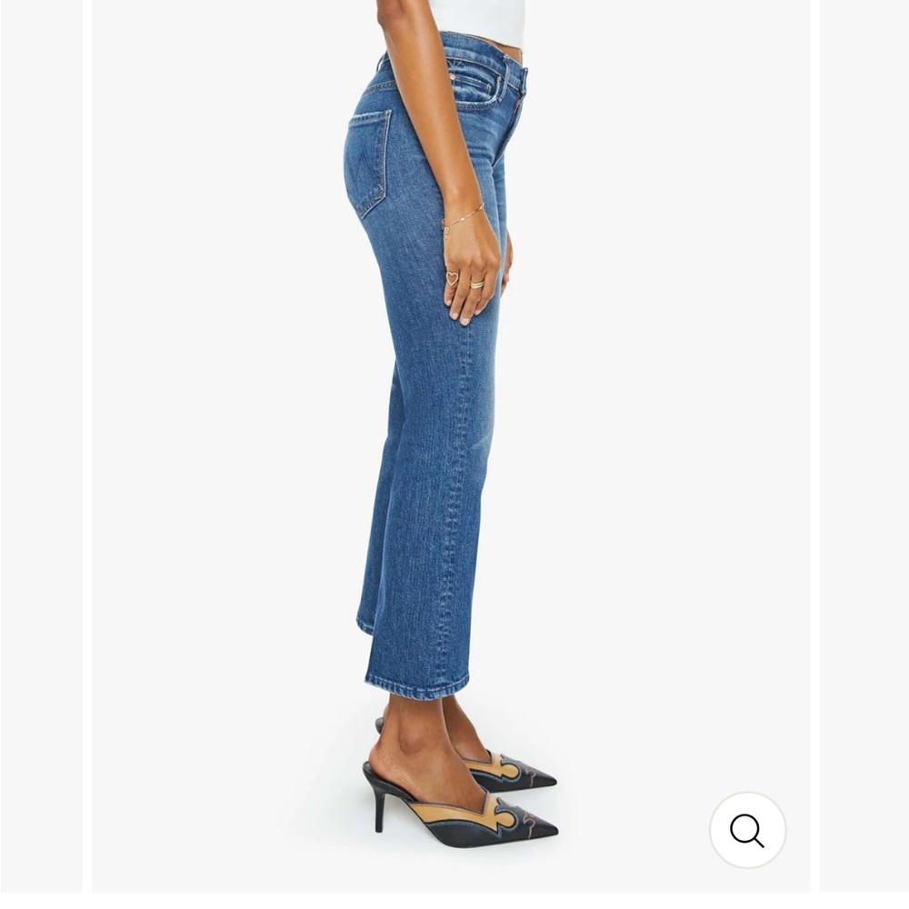 MOTHER The Insider Ankle Bootcut Jeans “Where The Sun Don’t Shine” Size 30 - Picture 3 of 12